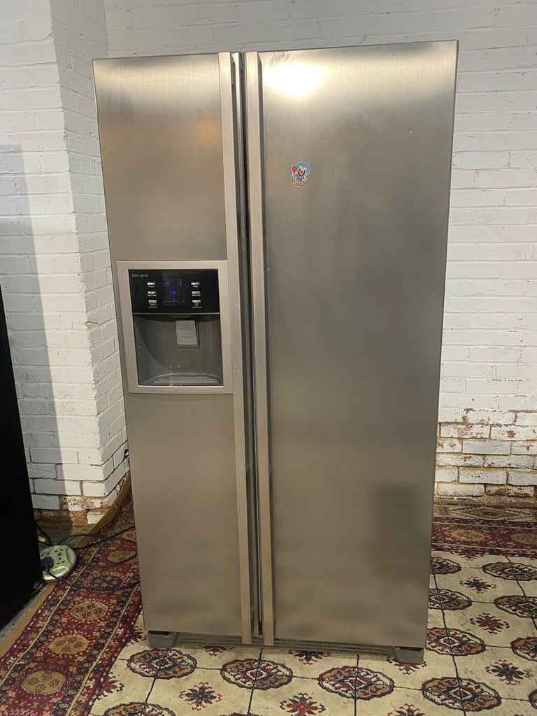 image for JohnLewis Double Door 90CM Wide Frost Free Plumb In American Fridge