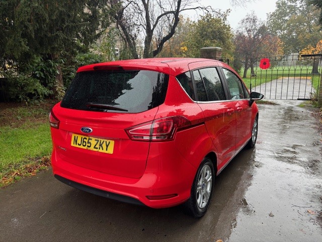 FORD B-MAX 1.5 TDCi Zetec Red Manual Diesel 2015