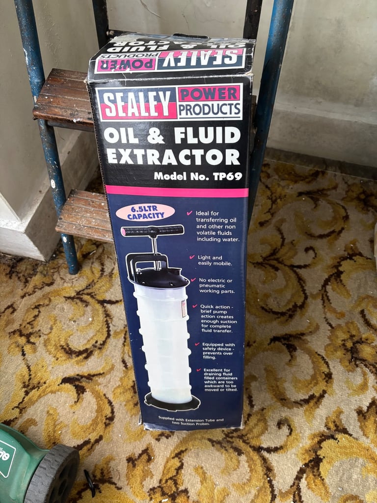 image for Sealey oil and fluid extractor