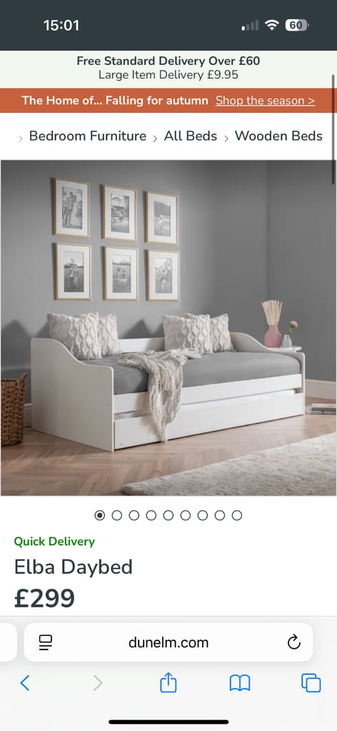 Julian Bowen Alba Day Bed - never used
