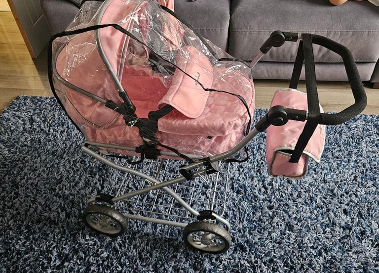 Girls doll pram