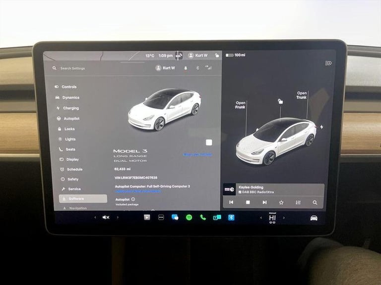 2021 Tesla Model 3 (Dual Motor) Long Range Auto 4WDE 4dr Automatic Saloon Electric Automatic