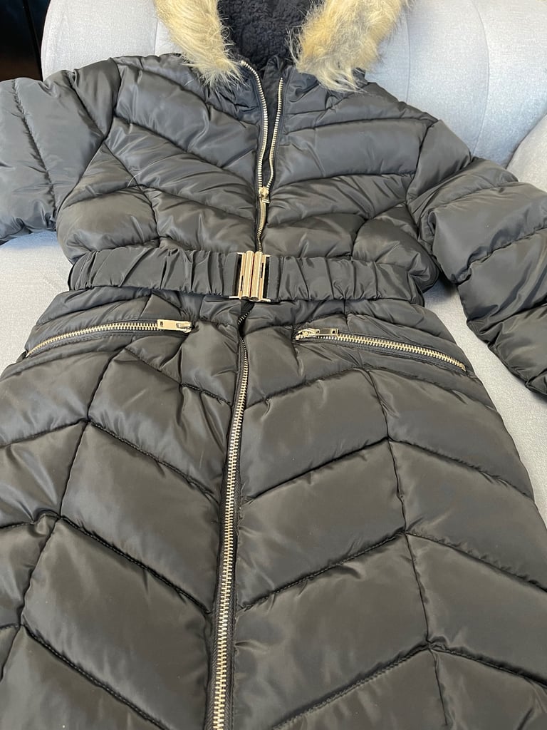 Girls' Winter Down Coat, Warm Lined Hooded Jacket