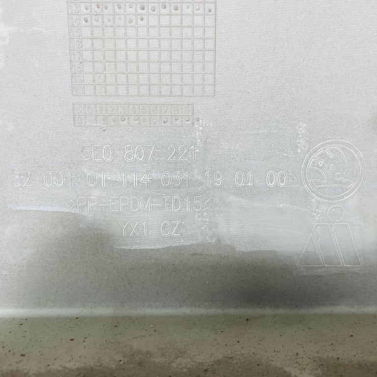 Skoda Octavia Front Bumper Black With Grill 2013 - 2017 [pp495]