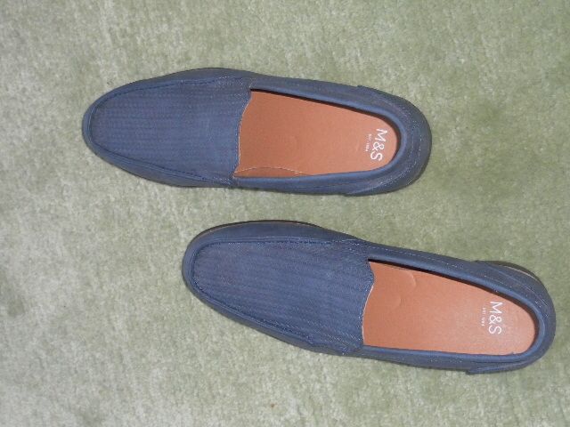 Gents dress shoes,  Blue,  Size 6,  