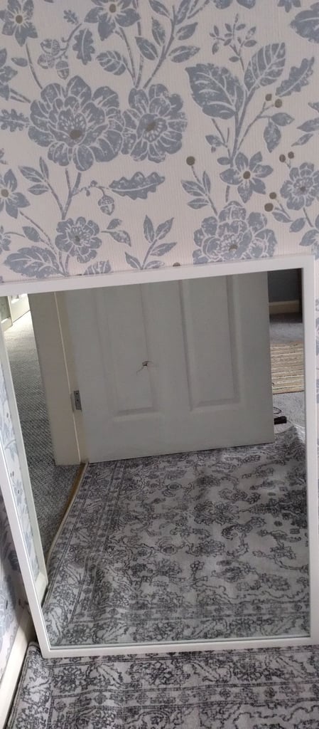 image for Large white mirror