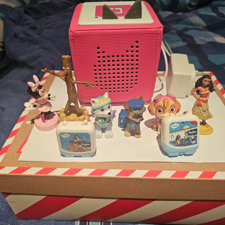 image for Pink tonie box with figures all for £120