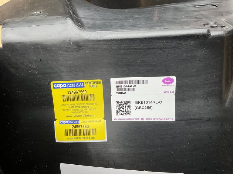 image for Vauxhall mokka passenger arch liner BNIB