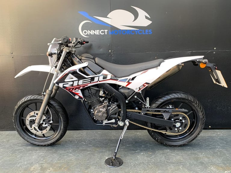 RIEJU MRT 125 cc 2025 VERY LOW MILEAGE HPI CLEAR 125cc SUPERMOTO 339 MILES!!