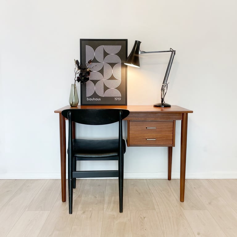 image for Mid century teak desk in Danish style