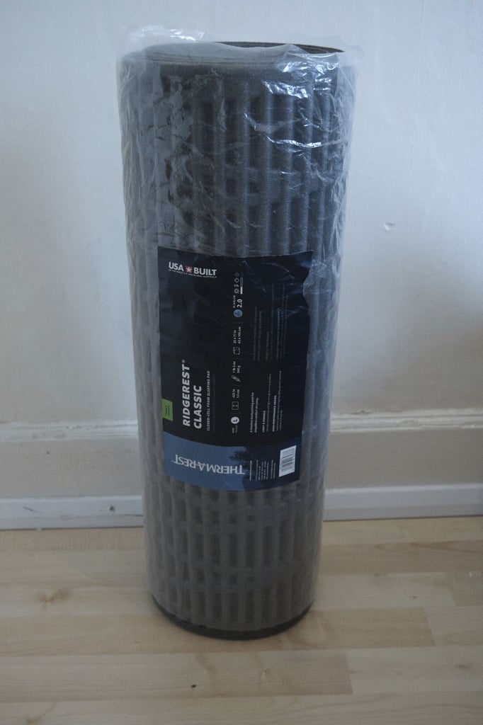 image for New Thermarest Ridgerest Classic Large Foam Sleeping Pad Mat Camping