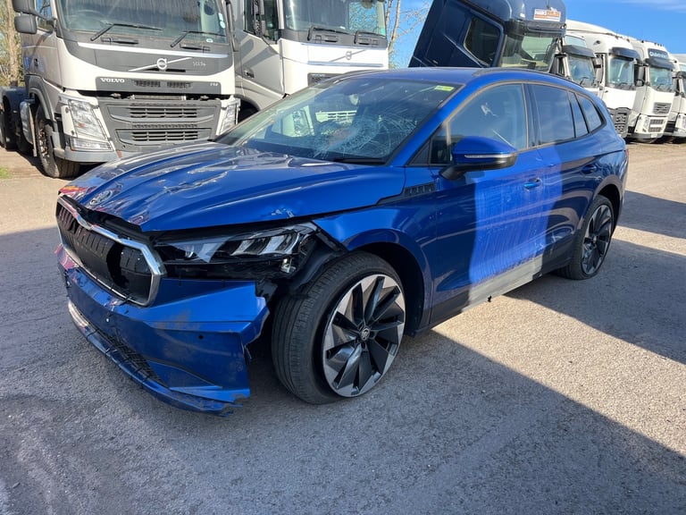2022 SKODA ENYAQ IV 60 - 62KWH AUTO ELECTRICITY SUV DAMAGED SALVAGE CAT N 