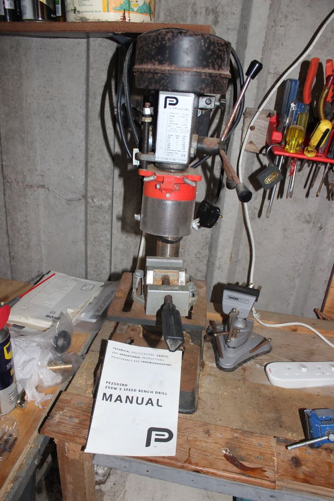 Garage sale of power tools. Drill / electric saw / sander / staple + nail gun / drill / lawn mower