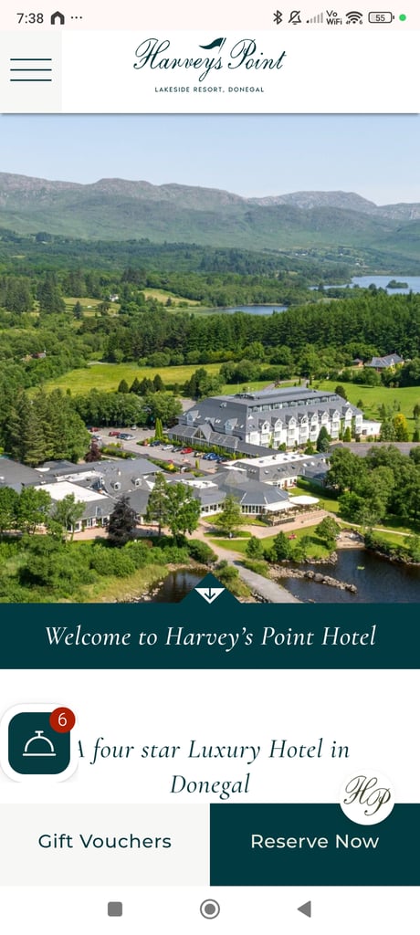 image for Harvey's point hotel stay Halloween - holiday, break - BnB plus dinner 