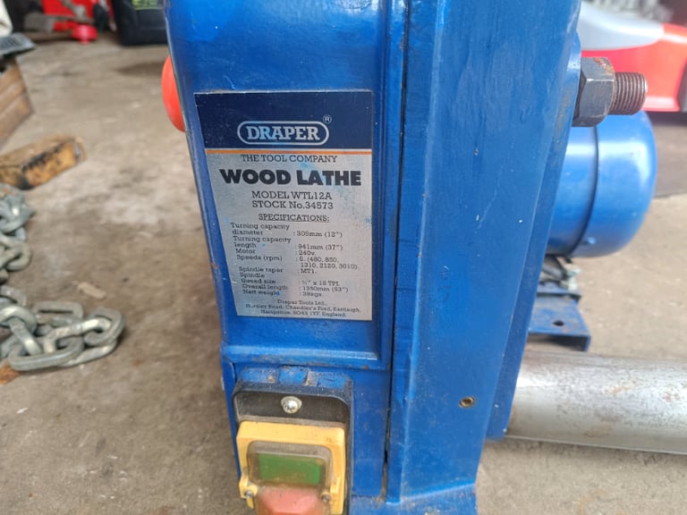 Draper wood lathe