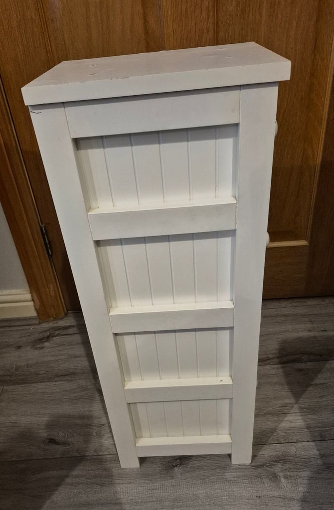 Small White Wooden Drawers