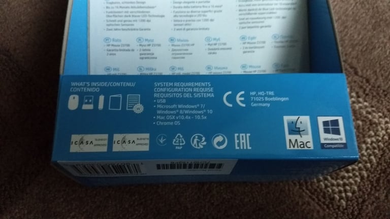 HP Z3700 Optical Wireless Mouse - Brand New Sealed