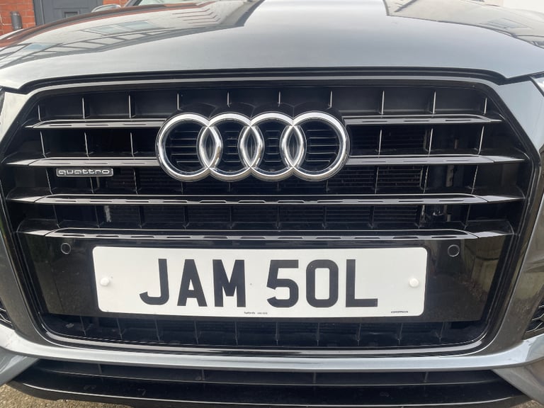 Cherished number plate JAM 50L