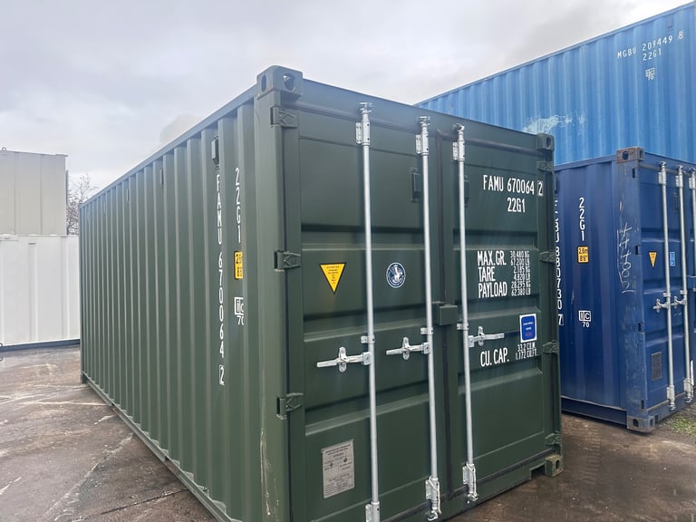 20x8 1 trip shipping containers 