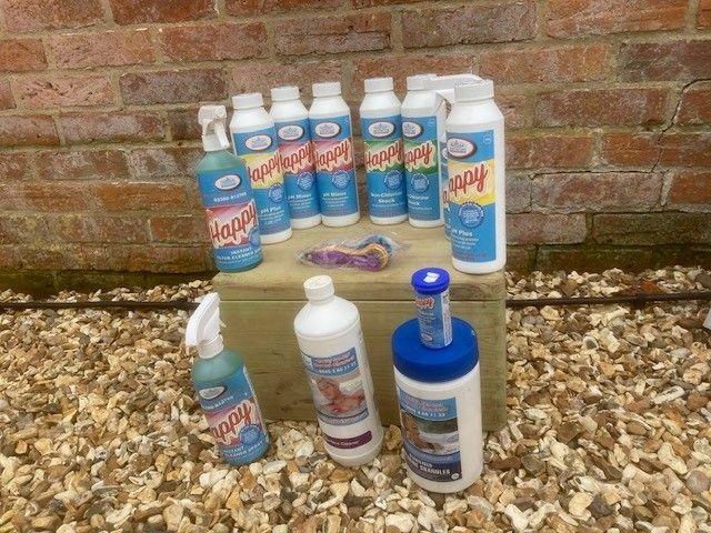 Hot Tub Chemicals. Unused because we have sold the hot tub.