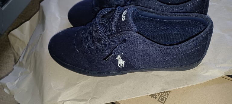 Brand New Polo Ralf Lauren canvas trainers