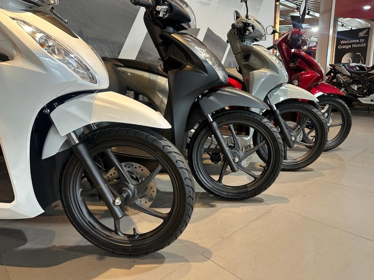 New Honda NSC Vision 110 - Mega Deal Was £2999 now £1995 with free Security Pack