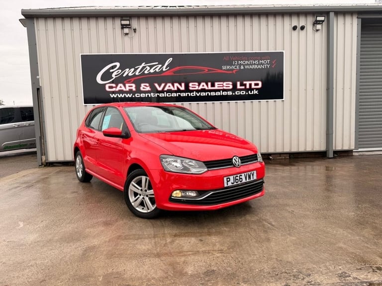 2016 Volkswagen Polo 1.0 BlueMotion Tech Match Hatchback 5dr Petrol Manual Euro 6 (s/s) (60 ps) H...