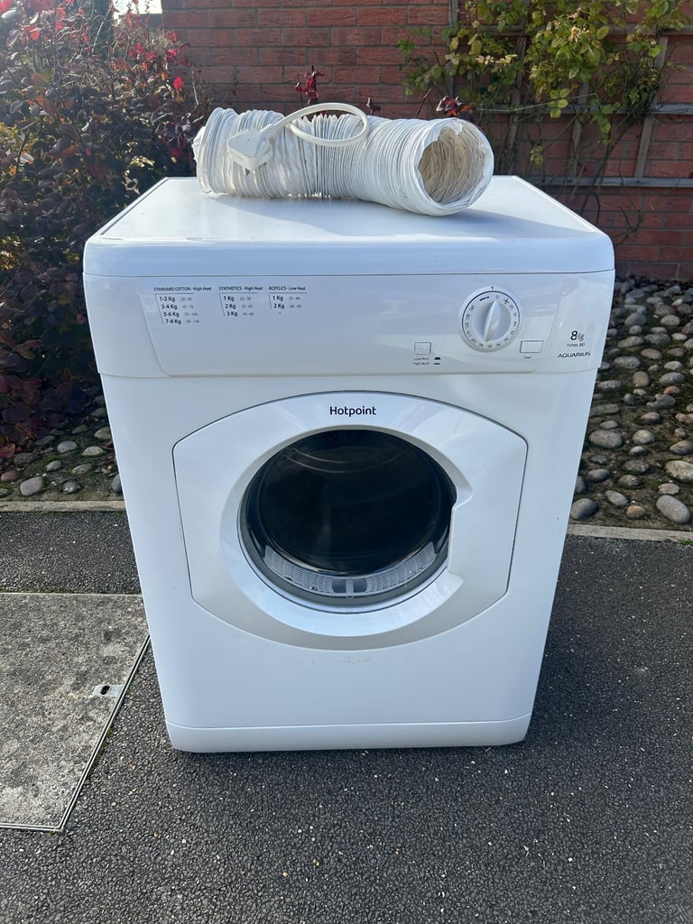 image for Hotpoint 8kg vented dryer 