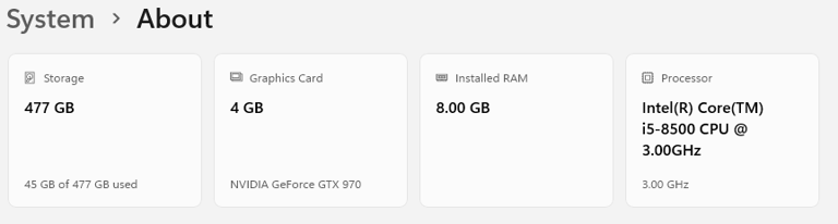 GAMING PC BARGAIN i5 8500 GTX 970 VR RAM 8GB SSD 512GB COMPUTER DESKTOP WORKSTATION