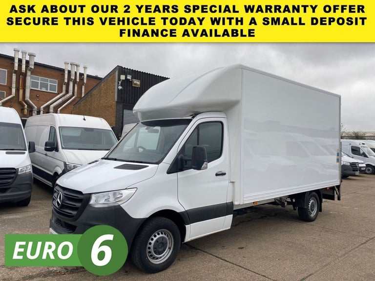 2020 20 MERCEDES-BENZ SPRINTER 2.1 314 CDI L3 LUTON LWB BOX TAIL LIFT VAN RWD 14