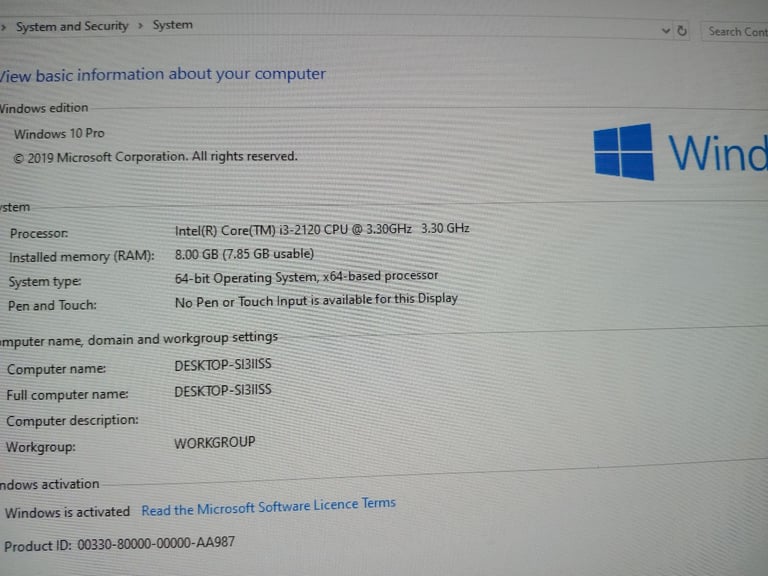 LENOVO SLIMLINE I3 PC - COMPUTER TOWER SUPER CHEAP 