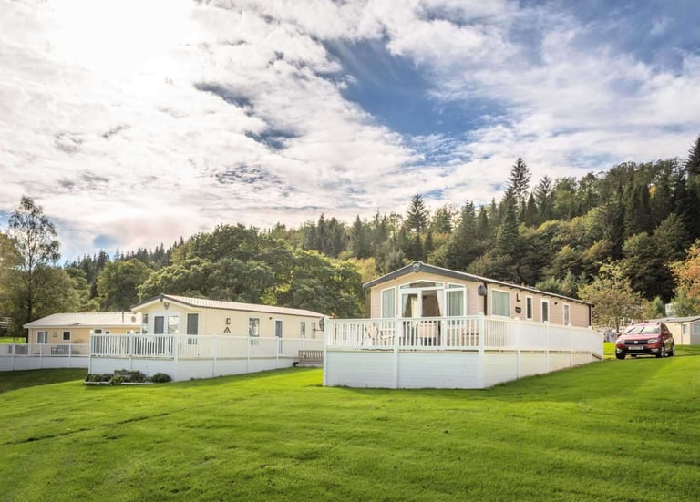 STATIC CARAVAN FOR SALE IN SCOTLAND MOFFAT NEAR GLASGOW DUMFRIES AYRSHIRE EDINBURGH CARLISLE