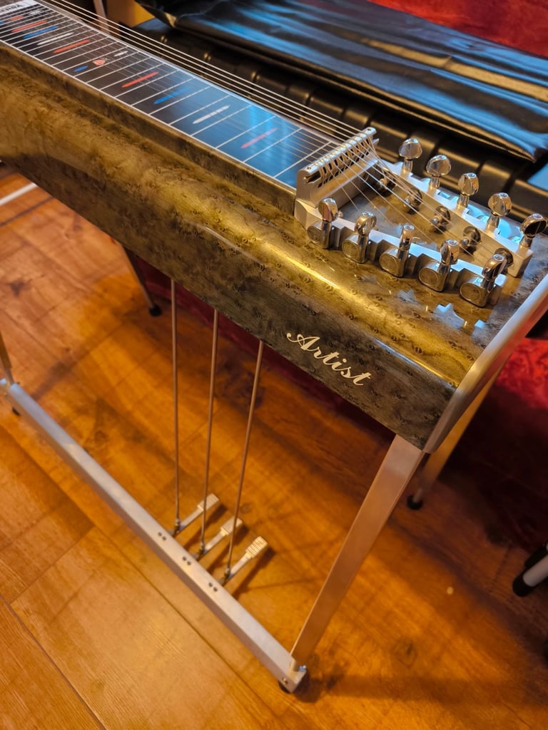 Sierra Artist Pedal Steel Guitar - excellent condition 10 string with case and volume pedal