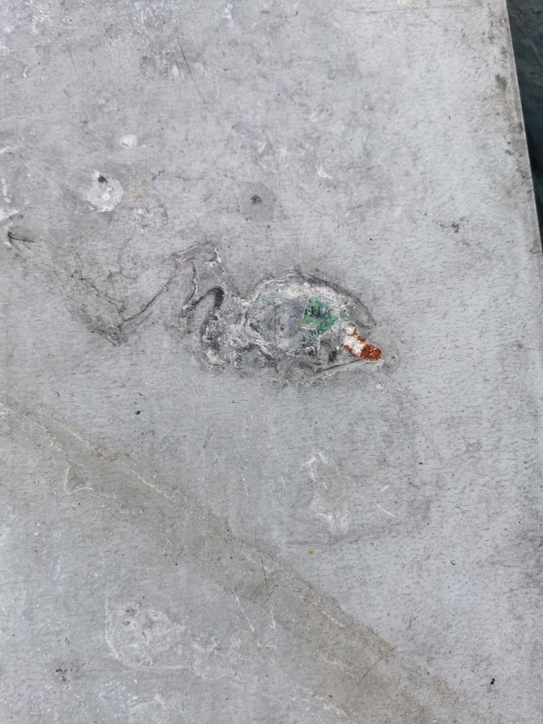 image for Metal sheet, possibly zinc plated