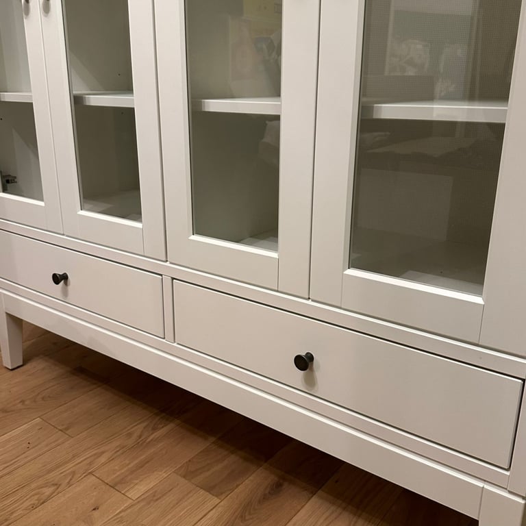 IKEA IDANAS Display Cabinet with Glass Doors