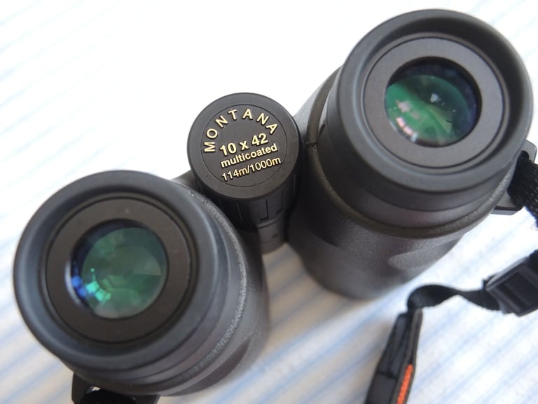 BRESSER MONTANA 10X42 BINOCULARS WITH CASE VIRTUALLY UNUSED 