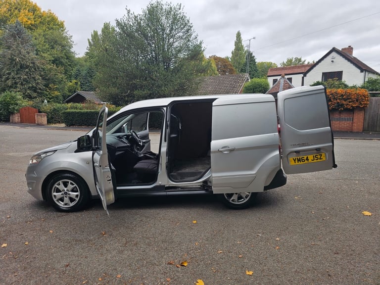 FORD TRANSIT CONNECT 1.6 TDCi LIMITED ALLOYS CRUISE A/C 3 SEATS NO VAT SILVER