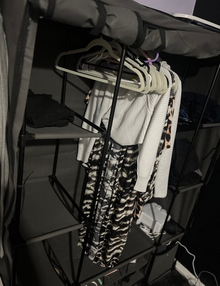 Large canvas wardrobe 