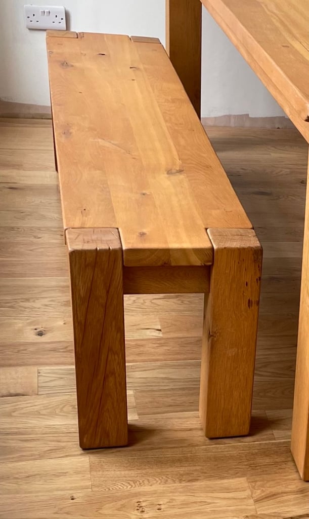 image for Natural Solid Oak Dining Benches