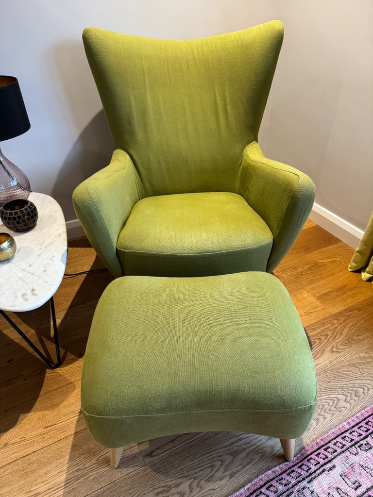 image for Elsa Armchair and footstool 