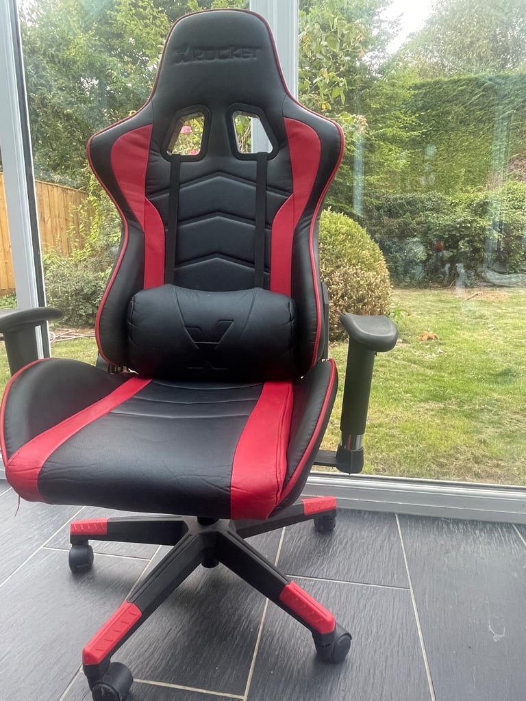 X Rocker Alpha eSports Office Gaming Chair - Red