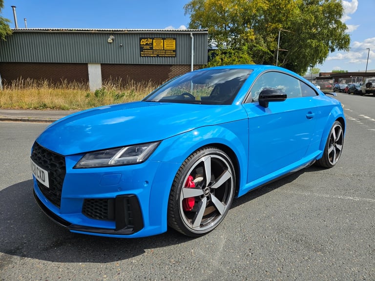 2021 AUDI TT 50 TFSI 320 Quattro TTS Vorsprung S Tronic Blue Damaged Repaired