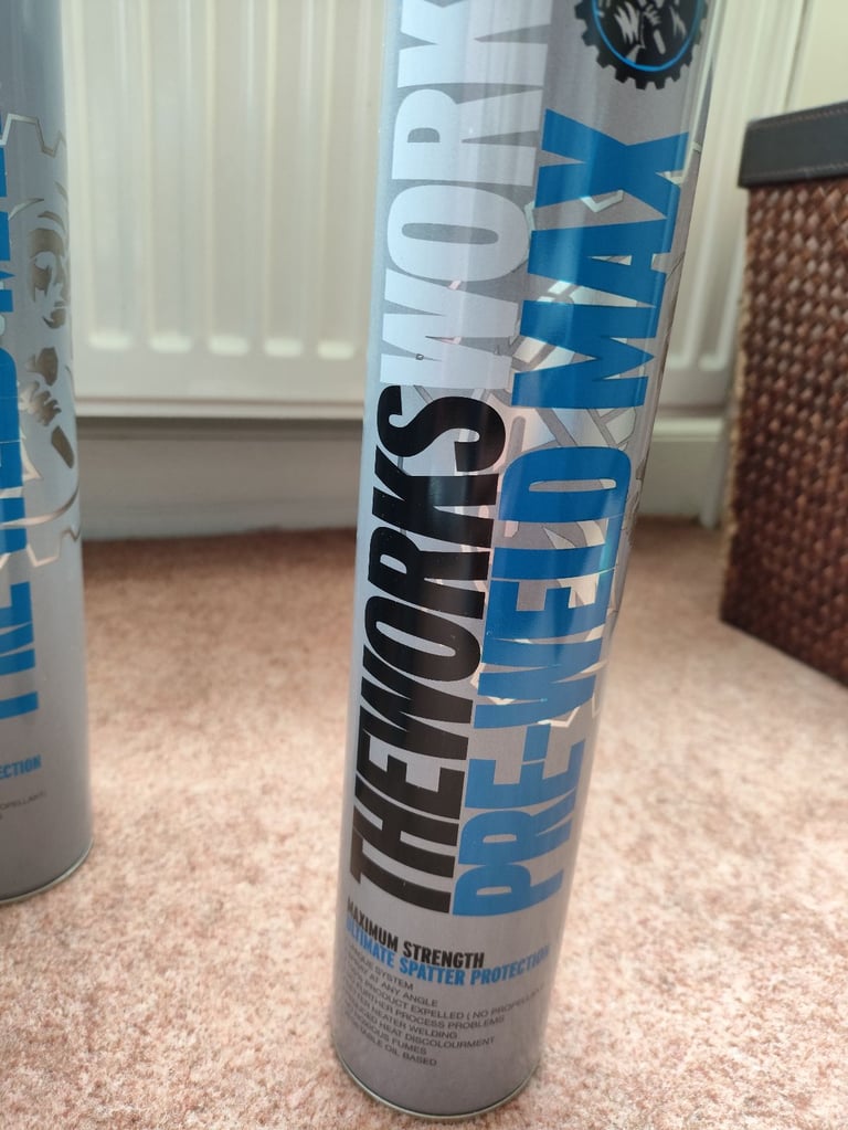 The Works Works Pre-Weld Max Maximum Strength Spatter Protection box of 12 x 600ml