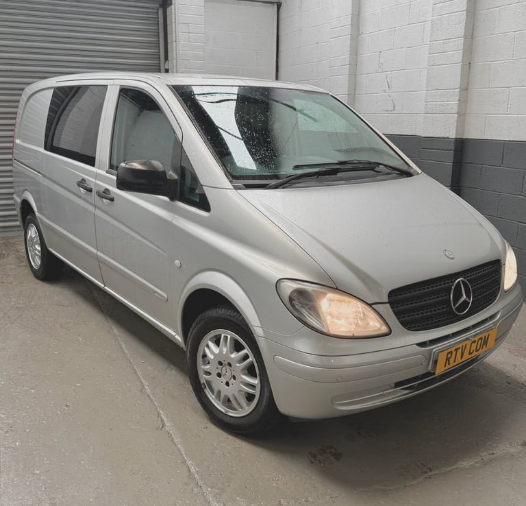 2009 Mercedes-Benz Vito 111CDI CREW CAB 5 SEATS WINDOW Van 116bhp PANEL VAN Diesel Manual