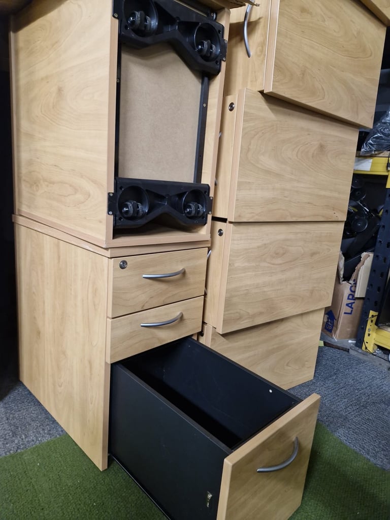 3 drawr under desk pedestal 30cm wide (30 available)