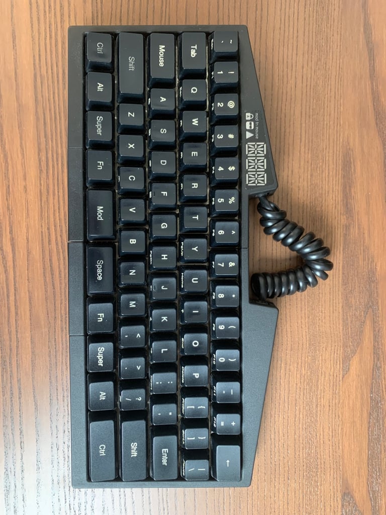 UHK Split mechanical keyboard • Ergonomic • Trackball & thumb modules • Cherry MX Clear