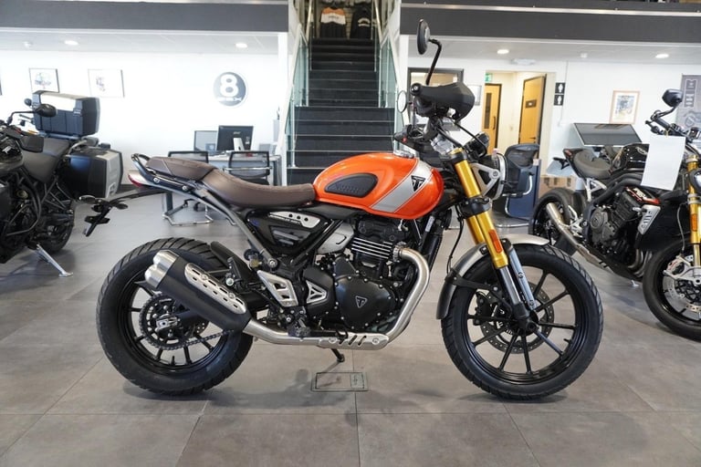 Triumph Scrambler 400X, 2025, Baja Orange. IN STOCK NOW