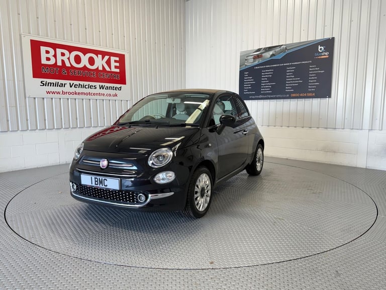 2018 Fiat 500C 1.2 Lounge Euro 6 (s/s) 2dr CONVERTIBLE Petrol Manual