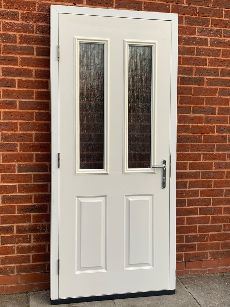 DOUBLE GLAZED COMPOSITE BACK DOOR IN ANTHRACITE GREY 92.5cm WIDE 207cm HIGH Can Deliver