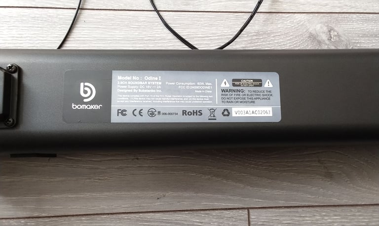Bomaker sound bar 